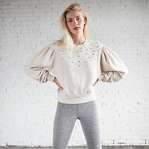 So cute for winter !!! Studded Sweat shirt!